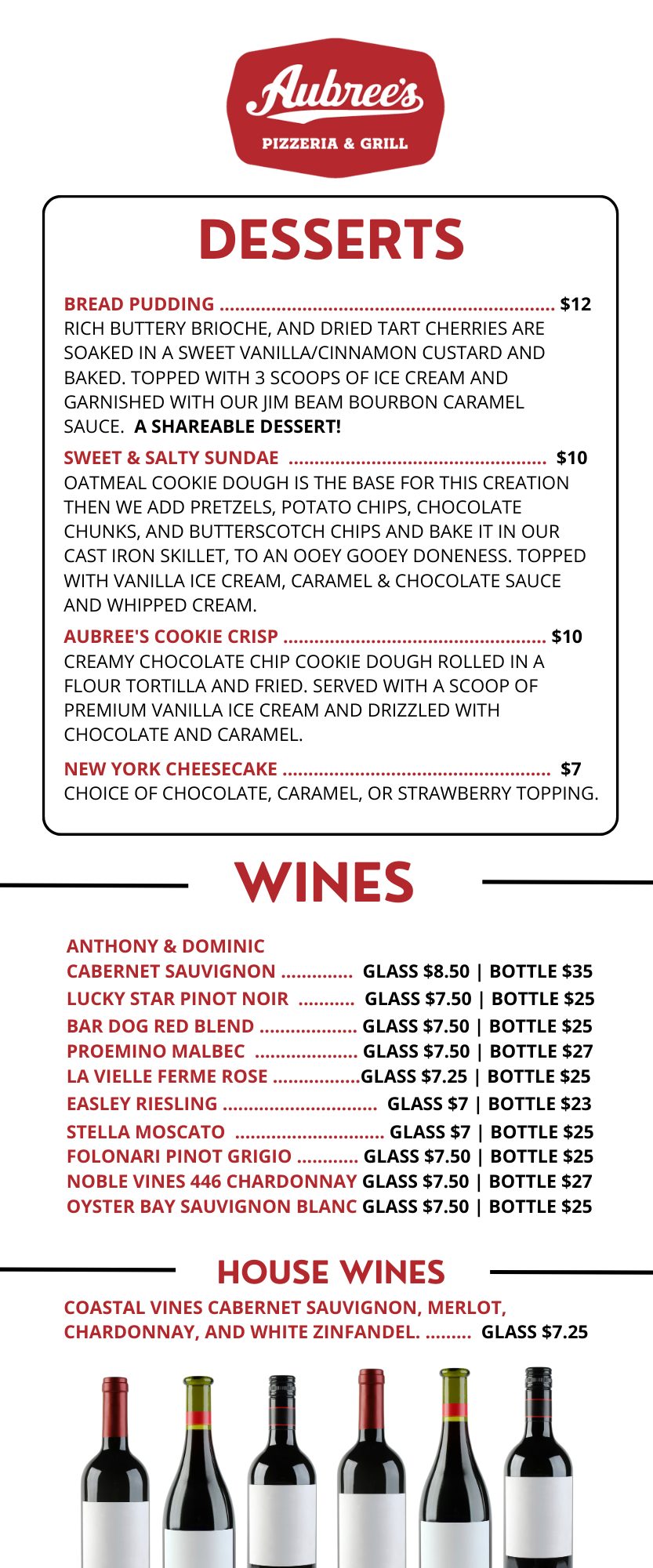 WINE  DESSERTS